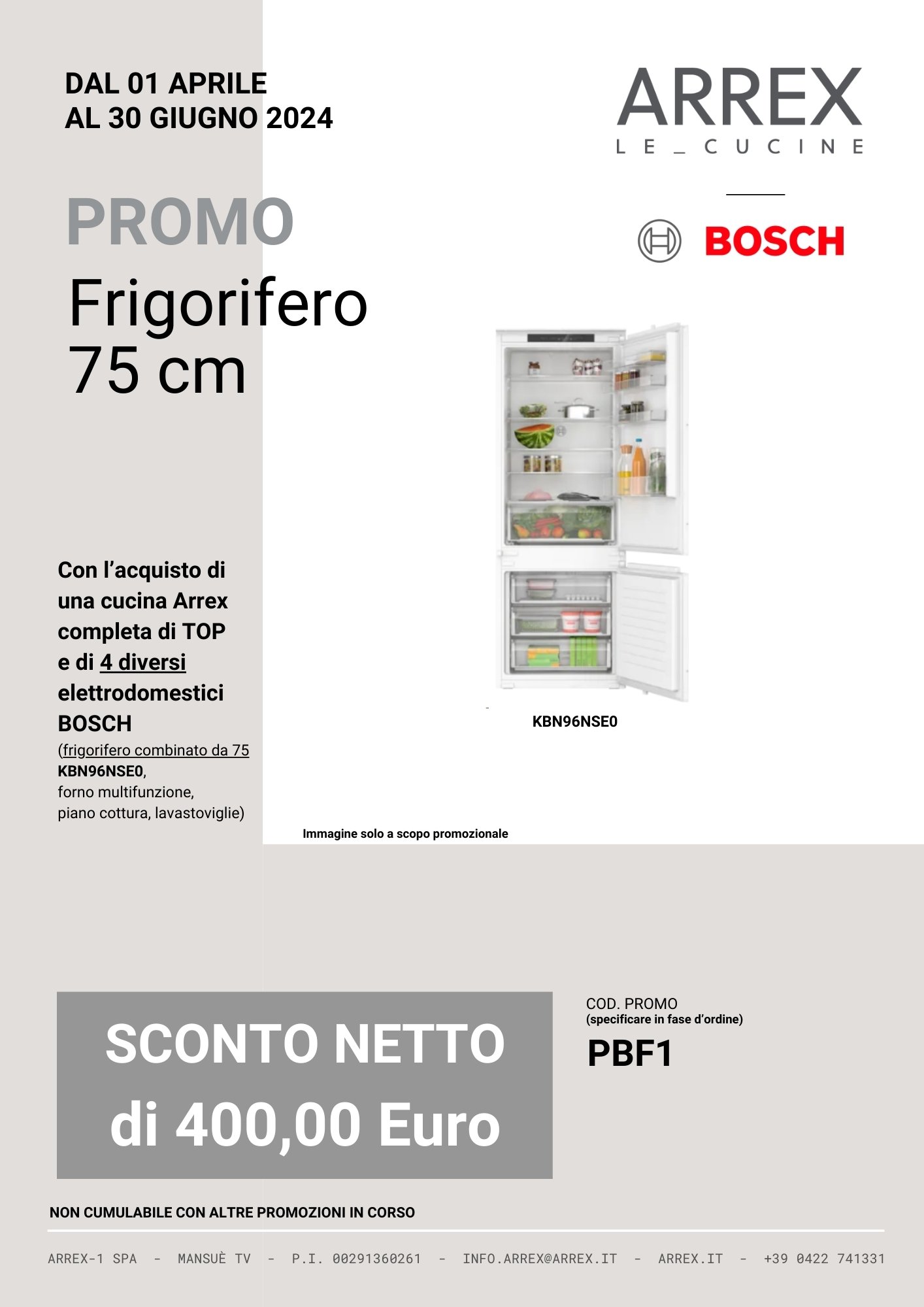 Promo Frigo 75 Bosch